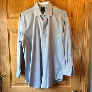Jos. A. Bank Light Blue Patterned Dress Shirt